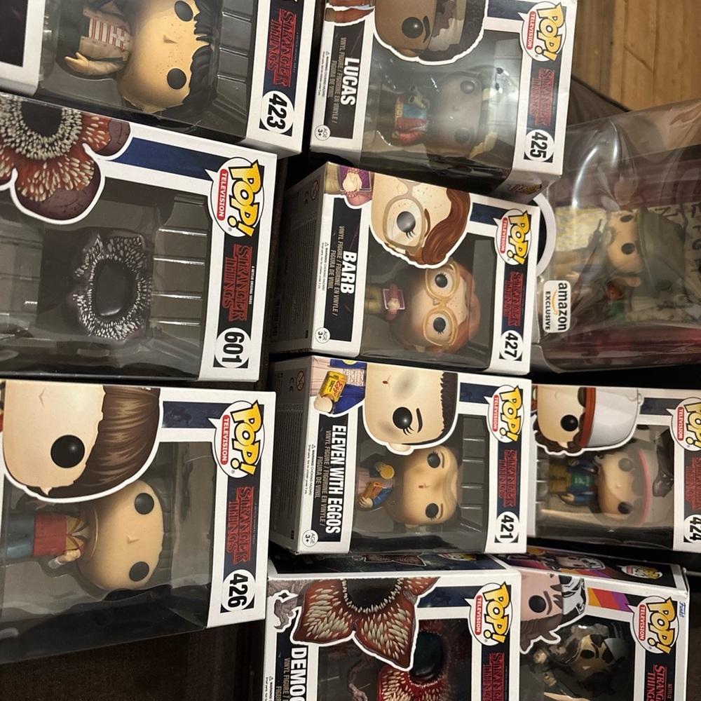 Funko Pop Stranger Things Figures Set - Multicolor